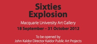 Sixties Explosion flyer